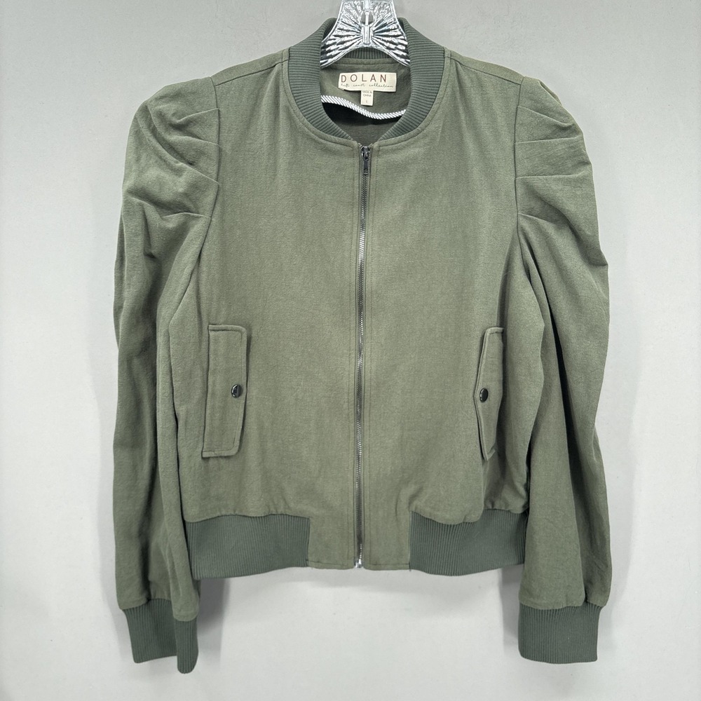 dolan Olive Green Bomber Jacket